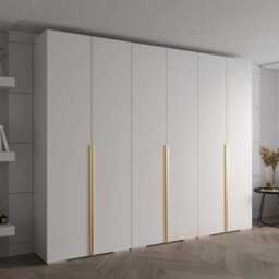 Inova I Hinged Door Wardrobe 300cm - White 300cm