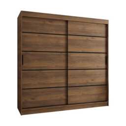 Rubino V1 Sliding Door Wardrobe 200cm - Cashmere 200cm - thumbnail 5