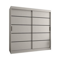 Rubino V1 Sliding Door Wardrobe 200cm - Cashmere 200cm - thumbnail 8