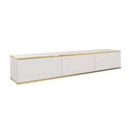 Oro Floating TV Cabinet 175cm - White 175cm - thumbnail 7