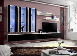 "Fly E3 Entertainment Unit For TVs Up To 75"" - 320cm White White Gloss" - thumbnail 3