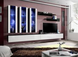 "Fly E3 Entertainment Unit For TVs Up To 75"" - 320cm White White Gloss" - thumbnail 2