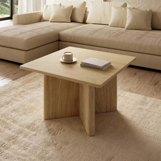 Nabu Coffee Table 80cm - Oiled Oak 80cm - image 1