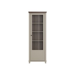 Evora 06 Tall Display Cabinet 71cm - Oak Lefkas 71cm - thumbnail 4