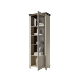 Evora 06 Tall Display Cabinet 71cm - Oak Lefkas 71cm - thumbnail 6