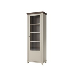 Evora 06 Tall Display Cabinet 71cm - Oak Lefkas 71cm - thumbnail 2