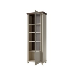 Evora 06 Tall Display Cabinet 71cm - Oak Lefkas 71cm - thumbnail 3
