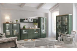 Evora 06 Tall Display Cabinet 71cm - Oak Lefkas 71cm - thumbnail 4
