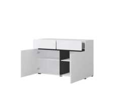 Kross 45 Sideboard Cabinet 119cm - White 119cm - thumbnail 3