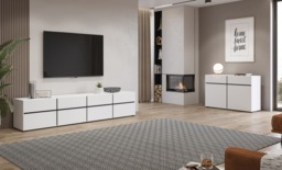 Kross 45 Sideboard Cabinet 119cm - White 119cm - thumbnail 7