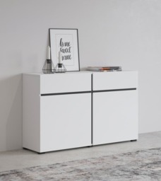 Kross 45 Sideboard Cabinet 119cm - White 119cm - thumbnail 6