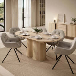 Lovi Extending Dining Table 180cm - Oak Cremona 180cm