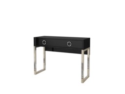 Milla Desk with Drawer 110cm - White Gloss 110cm - thumbnail 6