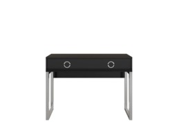 Milla Desk with Drawer 110cm - White Gloss 110cm - thumbnail 5