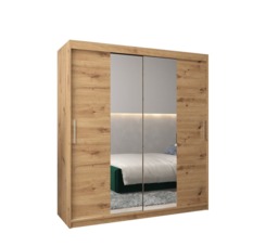 Tokyo I Sliding Door Wardrobe 180cm - White 180cm - thumbnail 3