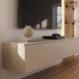 "Luzz Entertainment Unit For TVs Up To 70"" - Grey 220cm" - thumbnail 7