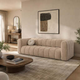 Sofa Bed Fumo - 250cm 105cm Ash-Grey 03 - thumbnail 2
