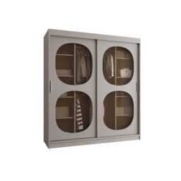 Bahrain II Sliding Door Wardrobe 180cm - Cashmere 180cm - thumbnail 2
