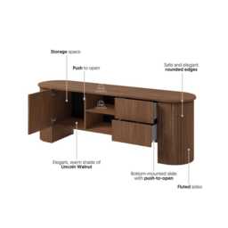 Cavo TV Cabinet 180cm - Oak Walnut 180cm - thumbnail 7