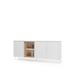 Liba Sideboard Cabinet 195cm - White 195cm - thumbnail 3