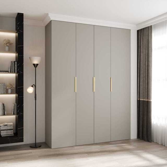 Como IV Hinged Door Wardrobe 180cm - Cashmere 180cm - image 1