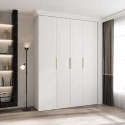 Como IV Hinged Door Wardrobe 180cm - Cashmere 180cm - thumbnail 2