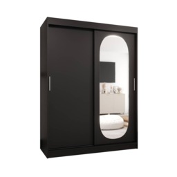 Royal Sliding Door Wardrobe 150cm - White 150cm - thumbnail 5
