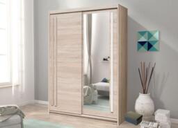 Effect 2 Sliding Door Wardrobe 175cm - Oak Sonoma 175cm