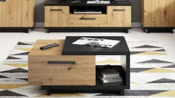Ines 03 Coffee Table 120cm - Oak Artisan 120cm - thumbnail 2