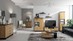 Ines 03 Coffee Table 120cm - Oak Artisan 120cm - thumbnail 3