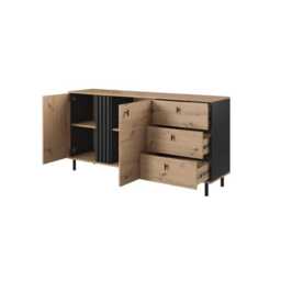Madis Sideboard Cabinet 165cm - Oak Artisan 165cm - thumbnail 3
