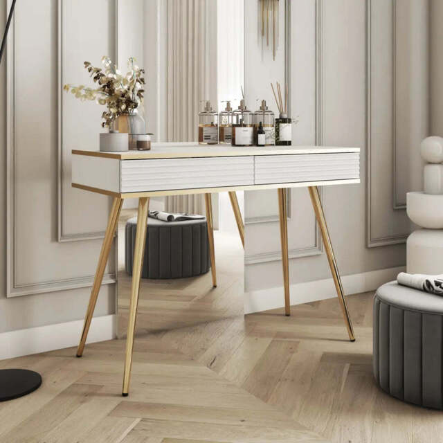 Moro Dressing Table 102cm - White 102cm - image 1