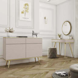 Moro Sideboard Cabinet 160cm - White 160cm - thumbnail 5
