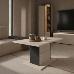 Zaya ZY-22 Coffee Table 110cm - Beige 110cm - thumbnail 1