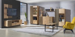 Lamelo LA11 Wall Shelf 90cm - Oak Wotan 90cm - thumbnail 3