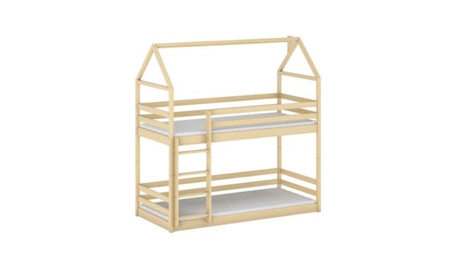 Wooden Bunk Bed Axel - Pine Without Mattresses - image 1