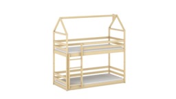 Wooden Bunk Bed Axel - Pine Without Mattresses