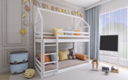 Wooden Bunk Bed Axel - Pine Without Mattresses - thumbnail 5