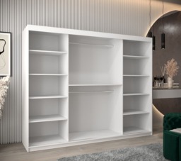 Roma II Sliding Door Wardrobe 250cm - Oak Artisan 250cm - thumbnail 7