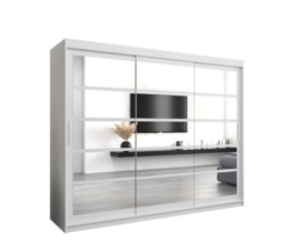 Roma II Sliding Door Wardrobe 250cm - Oak Artisan 250cm - thumbnail 6