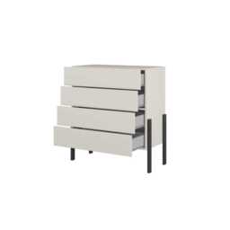 Yukon Chest Of Drawers 80cm - Cashmere 80cm - thumbnail 2