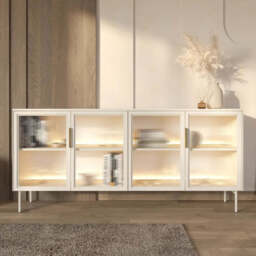 Lumi Display Sideboard Cabinet 181cm - Oak Dunin 181cm - thumbnail 2