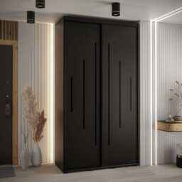 Cannes XII Sliding Door Wardrobe 140cm - Oak Artisan 140cm - thumbnail 8