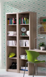 Roma ROM11 Bookcase 45cm - Elm 45cm - thumbnail 2