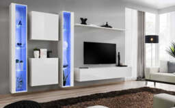 "Switch XVI Entertainment Unit For TVs Up To 75"" - Black 330cm Black" - thumbnail 3