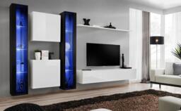 "Switch XVI Entertainment Unit For TVs Up To 75"" - Black 330cm Black" - thumbnail 6