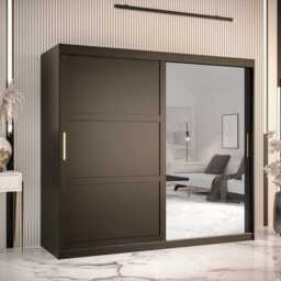 Ramiro II Sliding Door Wardrobe 200cm - White 200cm - thumbnail 2