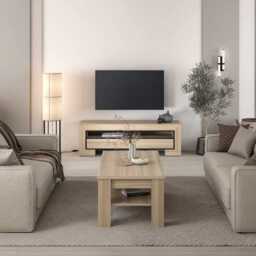Cuba 99 Coffee Table 120cm - Light Oak 120cm - thumbnail 5