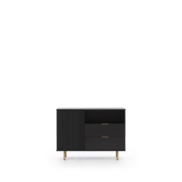 Nubia Sideboard Cabinet 107cm - Black 107cm - thumbnail 8