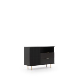 Nubia Sideboard Cabinet 107cm - Black 107cm - thumbnail 7